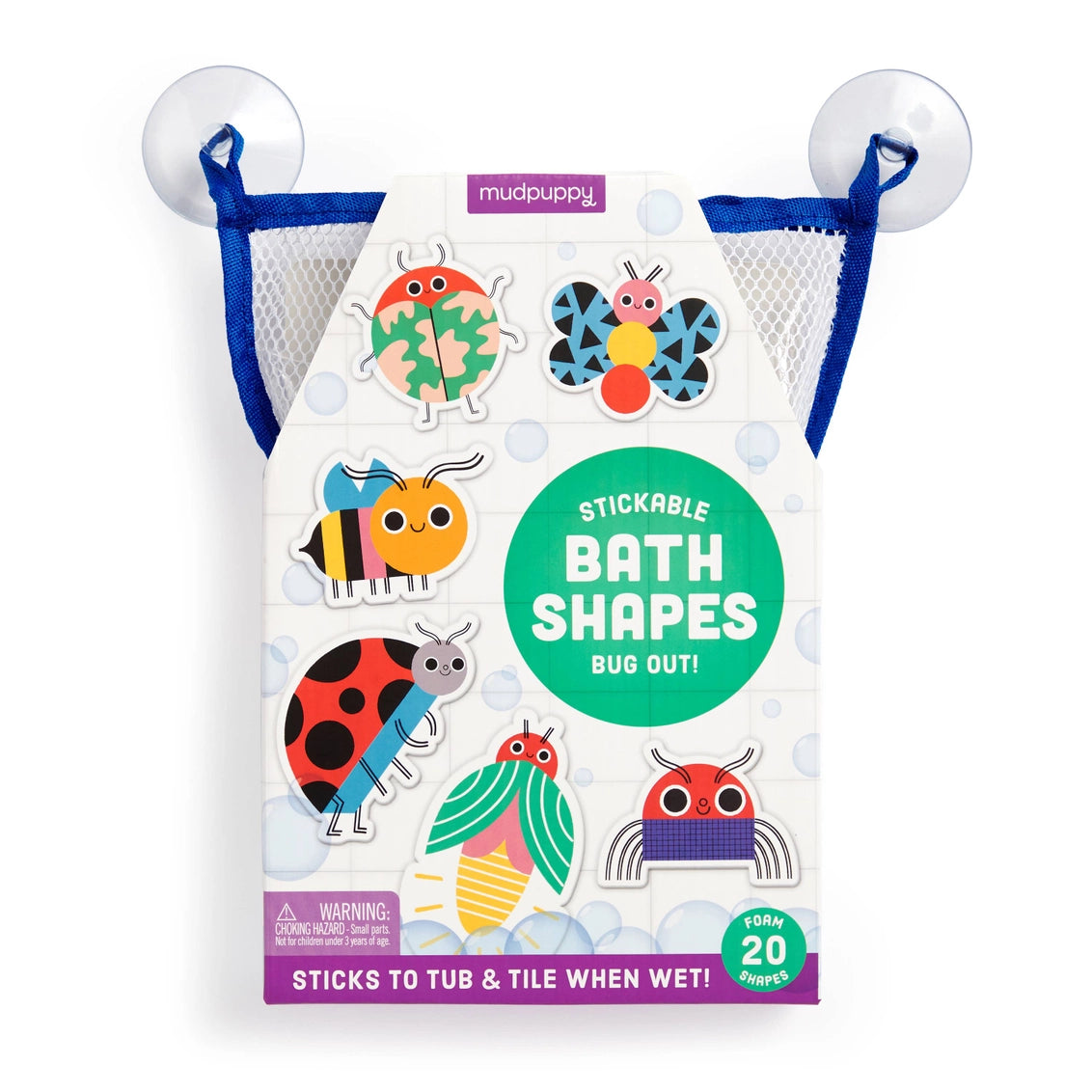 Bug Out! Stickable Foam Bath Shapes