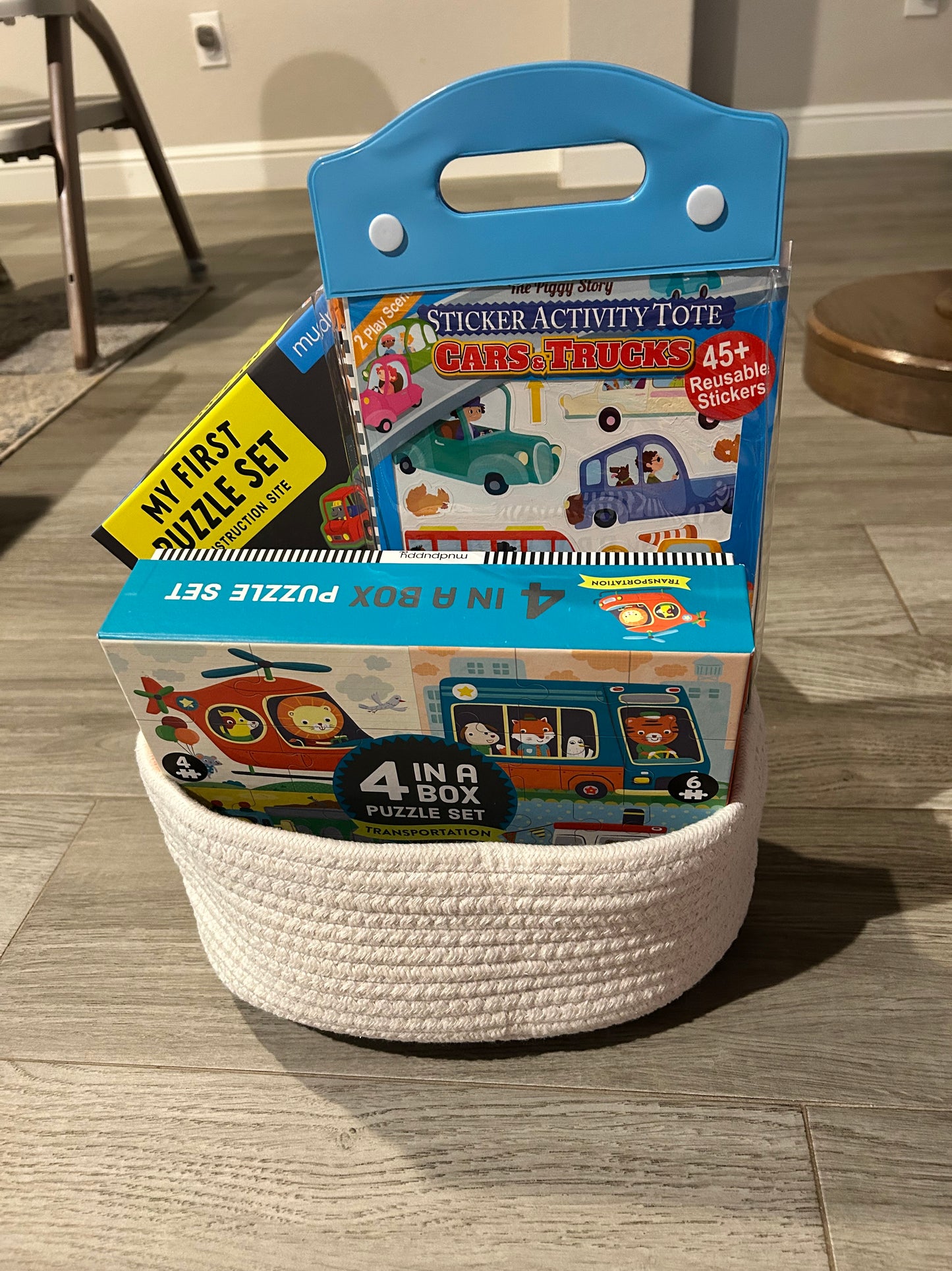 Transportation Puzzle and Activity Set