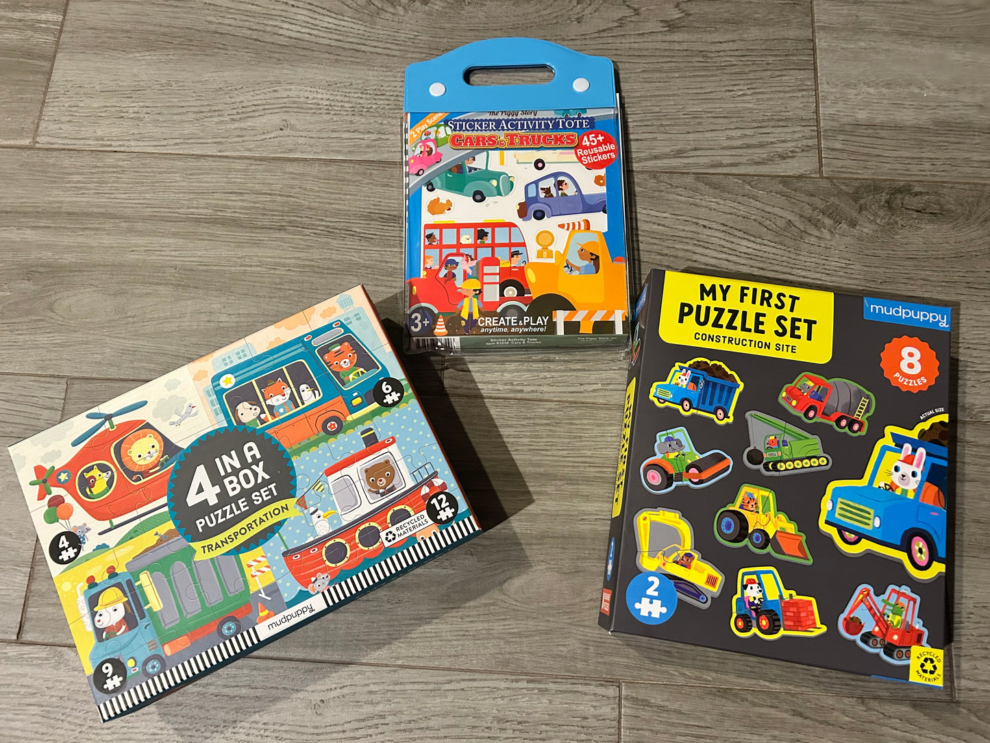 Transportation Puzzle and Activity Set