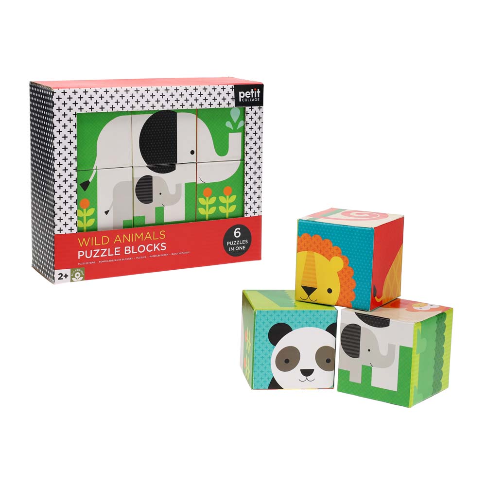 Puzzle Blocks - Wild Animals